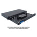 FPP124 series rack mount fiber patch panel with 8 ports LC  Duplex Singlemode Adapters