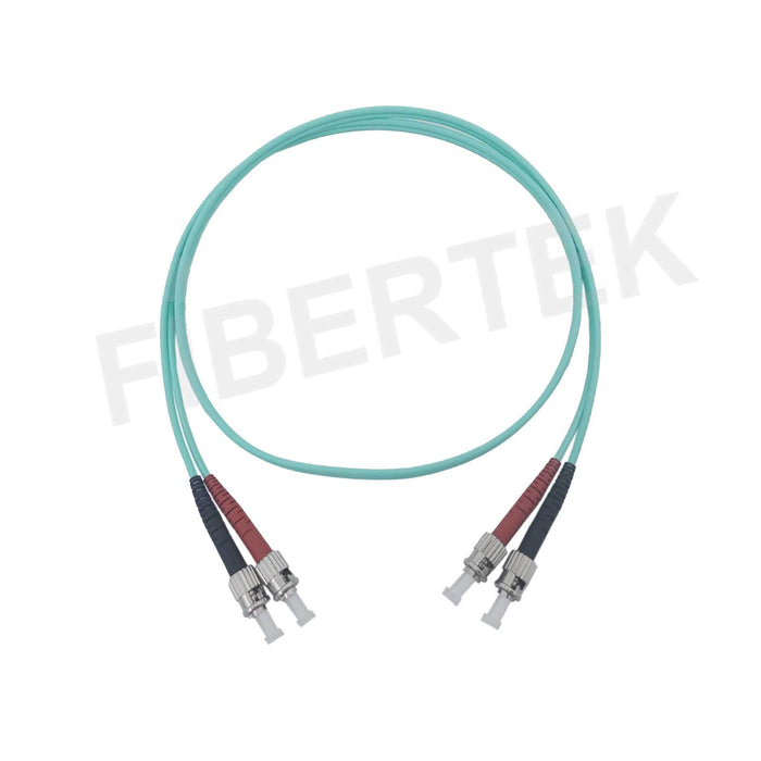 ST UPC to ST UPC Multimode OM3 Fiber Optic Patchcord